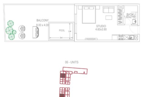 Apartman u PETALZ u Al Warsan, Dubai, UAE 1 soba, 37 m2 Br. 728637 - fotografija 8