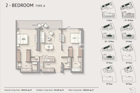 Dubai Silicon Oasis, Dubai, BAE’de satılık daire 1 yatak odası, 72 m&sup2; No 726461 - fotoğraf 9