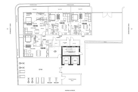 Huoneisto Dubai, Arabiemiraatit 3 makuuhuonetta, 162 m2 № 708908 - kuva 25