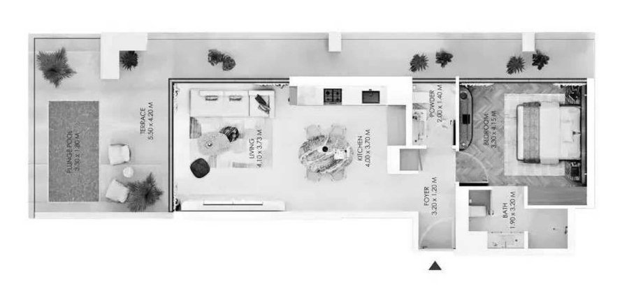 Apartamento en Meydan Avenue, Dubai, EAU 1 dormitorio, 86.49 m² № 714478