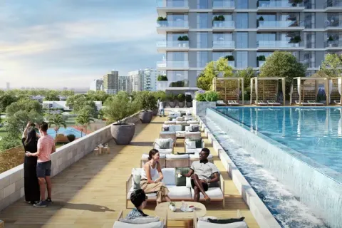 Apartmen di Golf Grand di Dubai Hills Estate, UAE 1 bilik tidur, 63 meter persegi № 704944