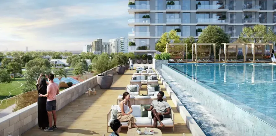 Lakás a Golf Grand lakóparkban itt: Dubai Hills Estate, EAE, 1 hálószoba, 63 m², azonosító: 704944