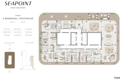 Wohnung zum Verkauf in Dubai Harbour, Dubai, VAE 1 Schlafzimmer, 53 m2 Nr. 704946 - Foto 11