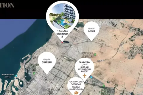Byt v Umm Al Quwain, SAE 1 ložnice, 84 m² Č.: 729234 - fotografie 5