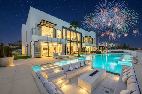 Villa i Palm Jumeirah, Dubai, Emiratene 6 soverom, 922 kvm nr. 678476