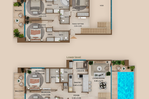 Apartament në Jumeirah Village Circle, Dubai, Emiratet e Bashkuara Arabe 1 dhomë, 39 m2. № 732833 - Foto 12