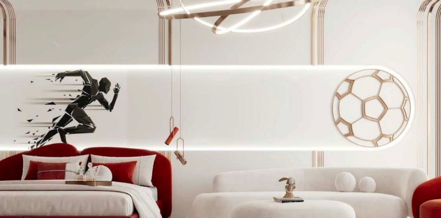 Apartemen di Dubai Sports City, UEA 41.9 m2 nomor 727601