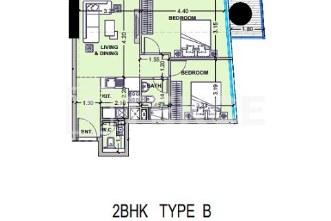 Apartamento para venda em Dubai Land, Dubai, EAU 2 quartos, 79 m2 № 709382 - foto 17