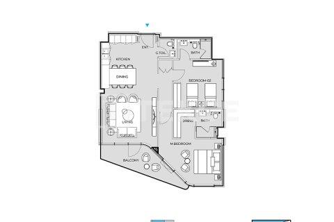 Müüa korter asukohaga Dubai, AÜE: 2 magamistoaga, 112 m² Nr 662522 - pilt 21