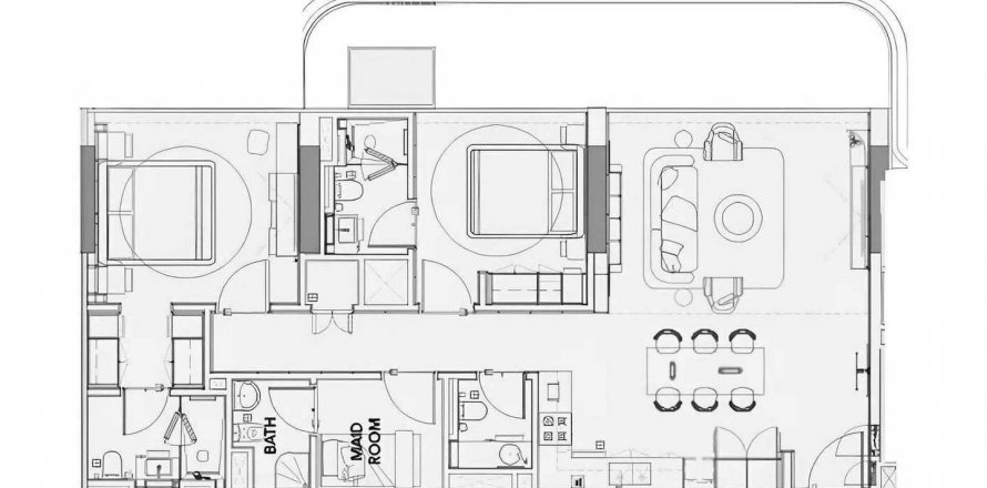 Floor plan in V1stara House 2