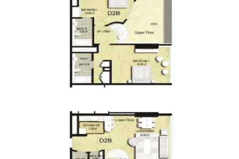 Wohnung zum Verkauf in DIFC, Dubai, VAE 1 Zimmer, 49 m2 Nr. 732487 - Foto 8