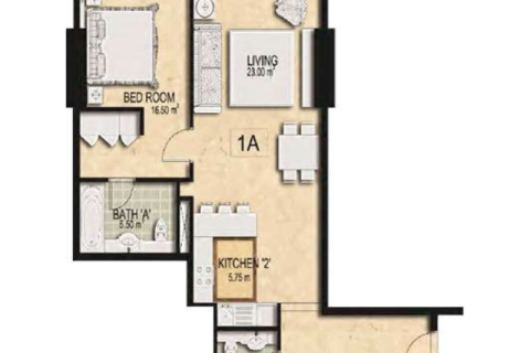 Wohnung zum Verkauf in DIFC, Dubai, VAE 1 Zimmer, 49 m2 Nr. 732487 - Foto 5
