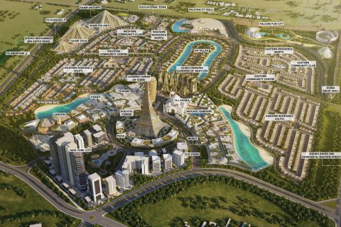 Земельна ділянка в Falcon City of Wonders, Дубай, ОАЕ 130064м2 № 740937