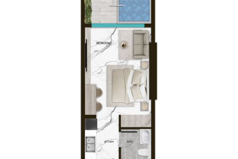 Apartament na sprzedaż w Dubai Land, Dubai, ZEA 1 pokój, nr 732447 - zdjęcie 5