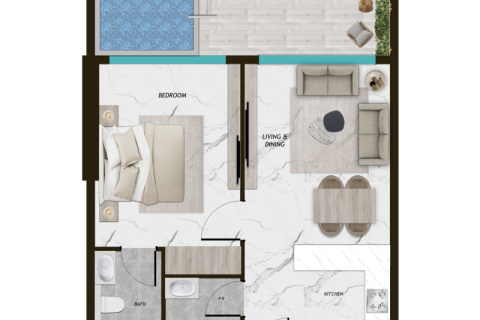 Apartament na sprzedaż w Dubai Land, Dubai, ZEA 1 pokój, nr 732447 - zdjęcie 6