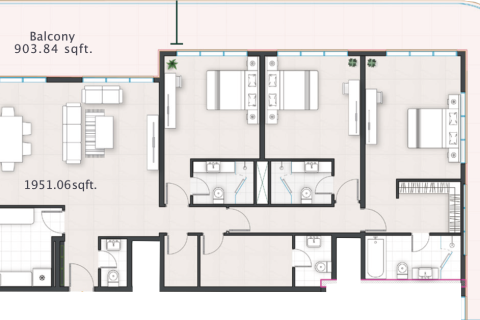 Apartamento para venda em Al Reem Island, Abu Dhabi, EAU 3 quartos, 265 m2 № 717102 - foto 4