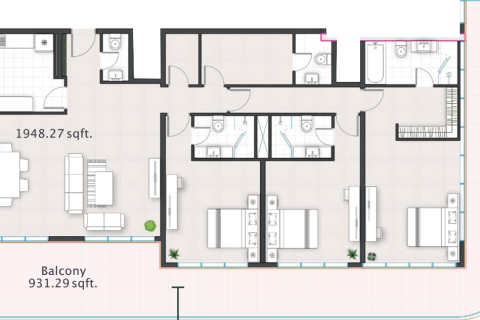 Apartman u gradu Al Reem Island, Abu Dhabi, UAE 3 spavaće sobe, 213 m2 Br. 717106 - Slika 4