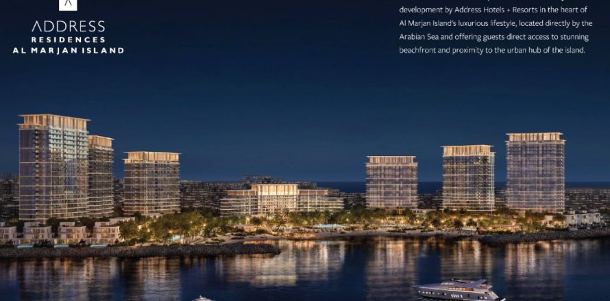 阿联酋 Ras Al Khaimah 公寓  1 卧, 71 平方米 , 编号 734989