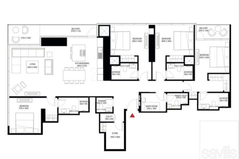 Byt v Ras Al Khor, Dubai, SAE 4 ložnice, 212.19 m² Č.: 747226 - fotografie 17