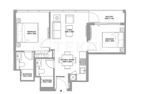 Apartemen di Umm Al Quwain, UEA 3 kamar tidur, 120 m2 nomor 661928 - foto 14
