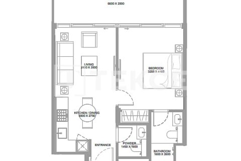 Apartemen di Umm Al Quwain, UEA 3 kamar tidur, 120 m2 nomor 661928 - foto 11
