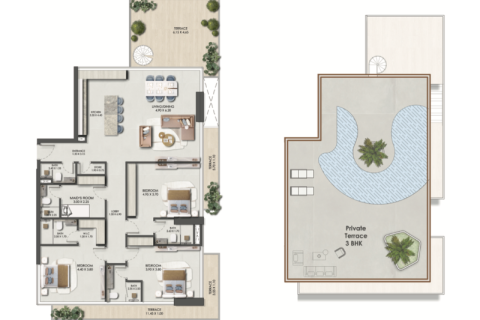 Dzīvoklis Jumeirah Village Circle, Dubaijā, AAE 1 istaba, 34 m2 Nr. 732621 - attēls 11