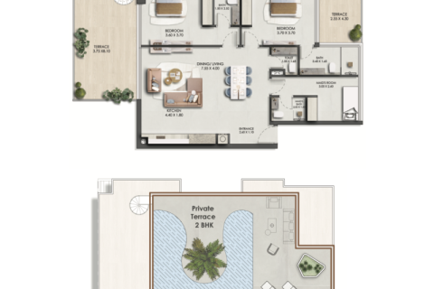 Dzīvoklis Jumeirah Village Circle, Dubaijā, AAE 1 istaba, 34 m2 Nr. 732621 - attēls 10
