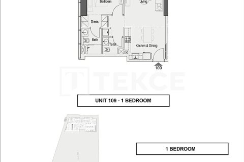Appartement te koop in Dubai, VAE 2 slaapkamers, 105 vr.m., nr 652484 - foto 15