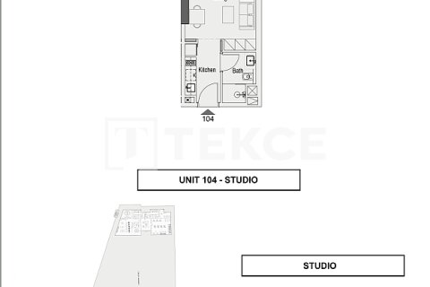 Huoneisto Dubai, Arabiemiraatit 1 makuuhuone, 79 m2 № 652483 - kuva 14