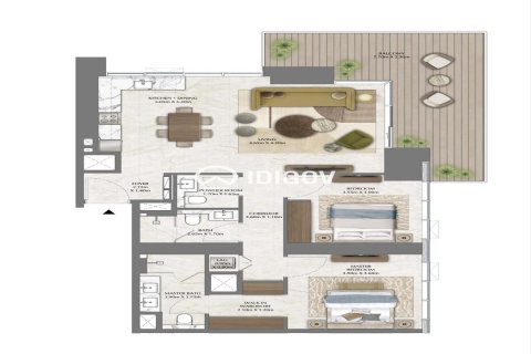 Apartment til salg i Zabeel, Dubai, UAE 2 soveværelser, 132.29 kvm № 739165 - foto 13