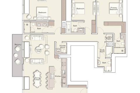 Apartamento para venda em Business Bay, Dubai, EAU 1 quarto, 46 m2 № 690236 - foto 10