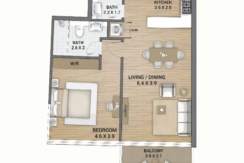 Appartement à vendre à  Dubai, EAU 1 chambre, 79 m2 № 690240 - photo 6
