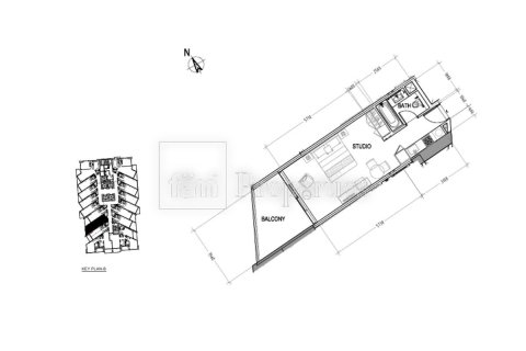 Apartman u Business Bay, Dubai, UAE 45.4 m2 Br. 708001 - fotografija 26