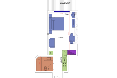 Apartment sa Downtown Dubai (Downtown Burj Dubai), UAE 1 silid, 40 sq.m. № 689768 - larawan 5