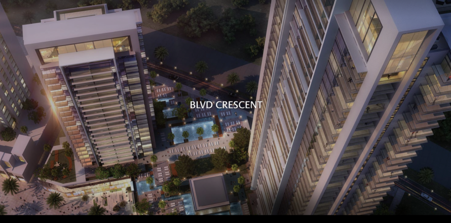 Leilighet i Downtown Dubai (Downtown Burj Dubai), Dubai, Emiratene 1 soverom, 84 kvm nr. 640070