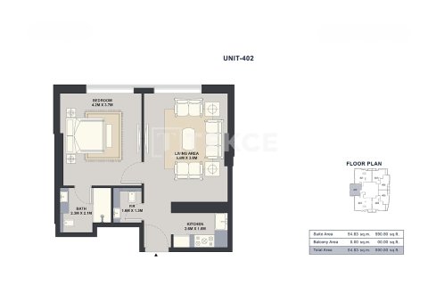 Dzīvoklis Jumeirah Village Circle, Dubaijā, AAE 2 istabas, 106 m2 Nr. 701734 - attēls 23