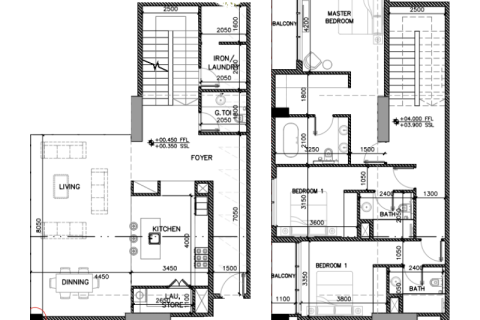 Dupleks di Dubai, UAE 1 bilik tidur, 83 meter persegi № 689962 - foto 5