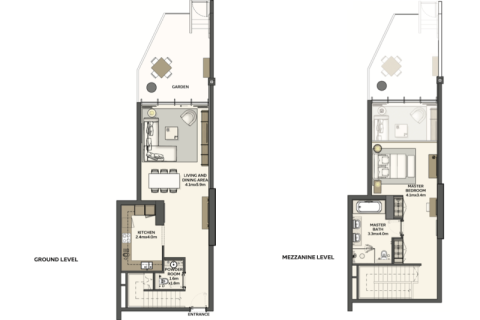 Dubai, BAE’de satılık daire 1 yatak odası, 139 m&sup2; No 690122 - fotoğraf 7