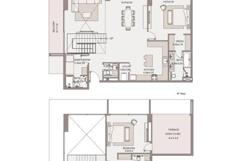 Apartment in Dubai, UAE 1 bedroom, 98 sq.m. № 690127 - photo 9