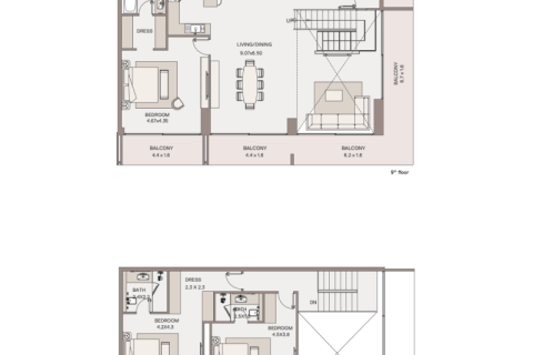 Apartment in Dubai, UAE 1 bedroom, 98 sq.m. № 690127 - photo 10