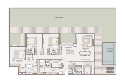 Apartment in Dubai, UAE 1 bedroom, 98 sq.m. № 690127 - photo 7
