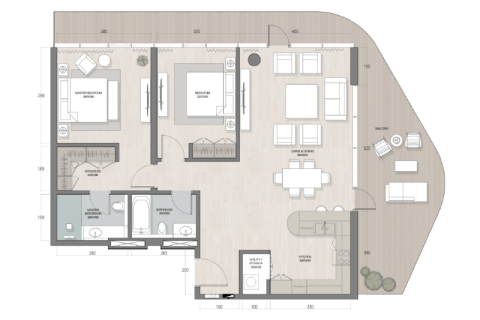 Apartment in Ras Al Khaimah, UAE 1 room № 690124 - photo 9