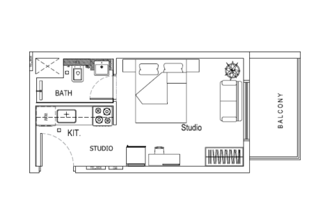 Apartament na sprzedaż w Jumeirah Village Circle, Dubai, ZEA 1 pokój, 103 mkw., nr 732471 - zdjęcie 6
