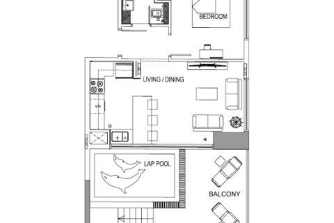 Apartament na sprzedaż w Jumeirah Village Circle, Dubai, ZEA 1 pokój, 103 mkw., nr 732471 - zdjęcie 9