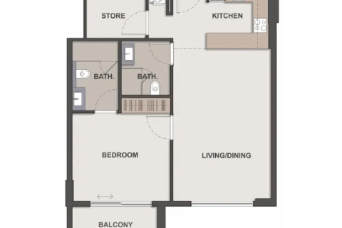 Wohnung zum Verkauf in Arjan, Dubai, VAE 1 Schlafzimmer, 69 m2 Nr. 732468 - Foto 5