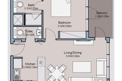 Appartement à vendre à Al Furjan, Dubai, EAU 1 chambre, 63 m2 № 732467 - photo 5