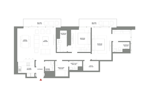 Διαμέρισμα σε Jumeirah Lake Towers, Dubai, ΗΑΕ 1 υπνοδωμάτιο, 73 τ.μ. Αρ. 689854 - φωτογραφία 6