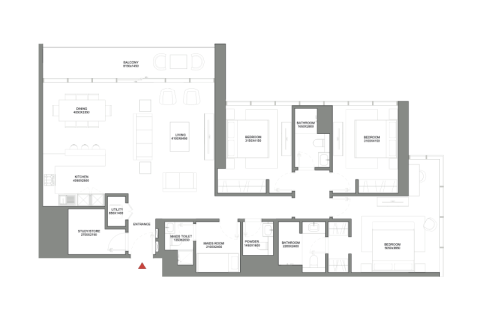 Διαμέρισμα σε Jumeirah Lake Towers, Dubai, ΗΑΕ 1 υπνοδωμάτιο, 73 τ.μ. Αρ. 689854 - φωτογραφία 8