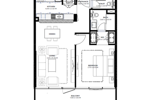 Apartament na sprzedaż w Mina Al Arab, Ras Al Khaimah, ZEA 1 sypialnia, 88 mkw., nr 689851 - zdjęcie 6