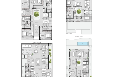 Vila di Dubai, UAE 5 bilik tidur, 1496 meter persegi № 689856 - foto 8